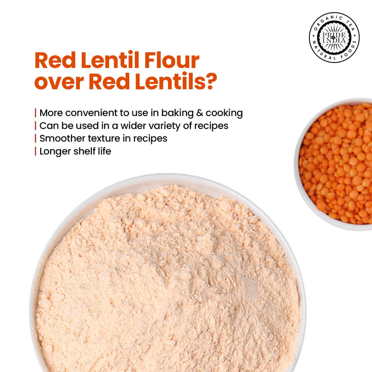 Red Lentil Flour 1 lbs (16 Ounce)