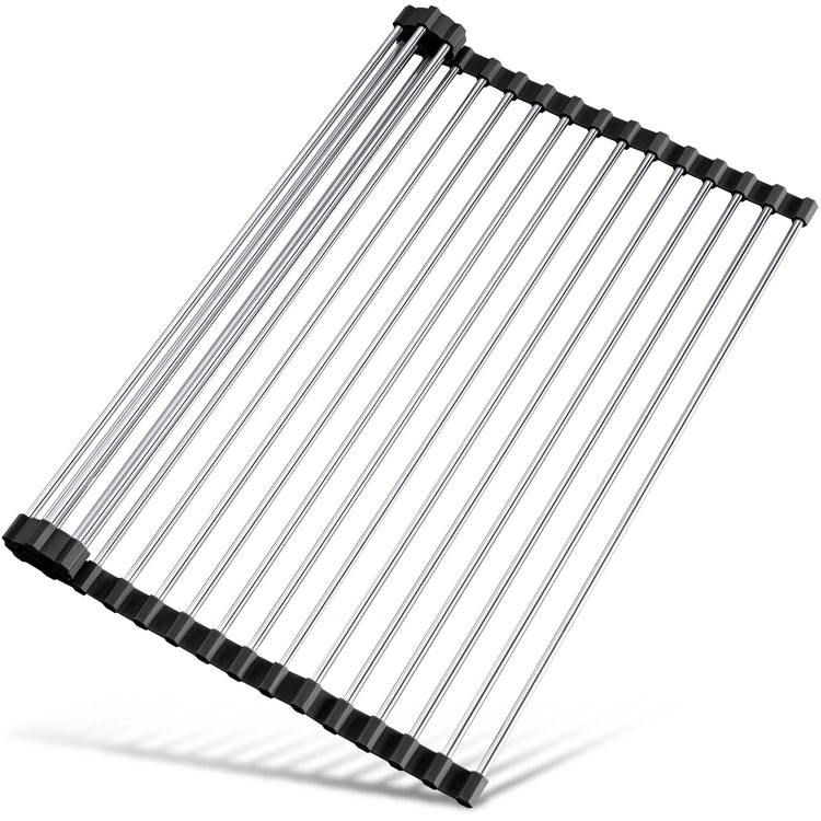 Roll Up Dish Drying Rack Over Sink