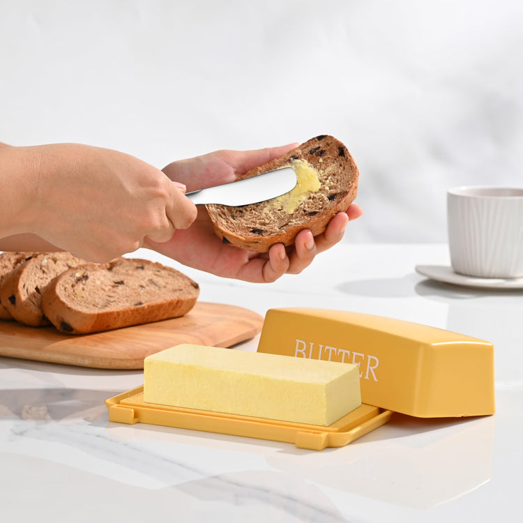Butter Tray With Cover And Knife