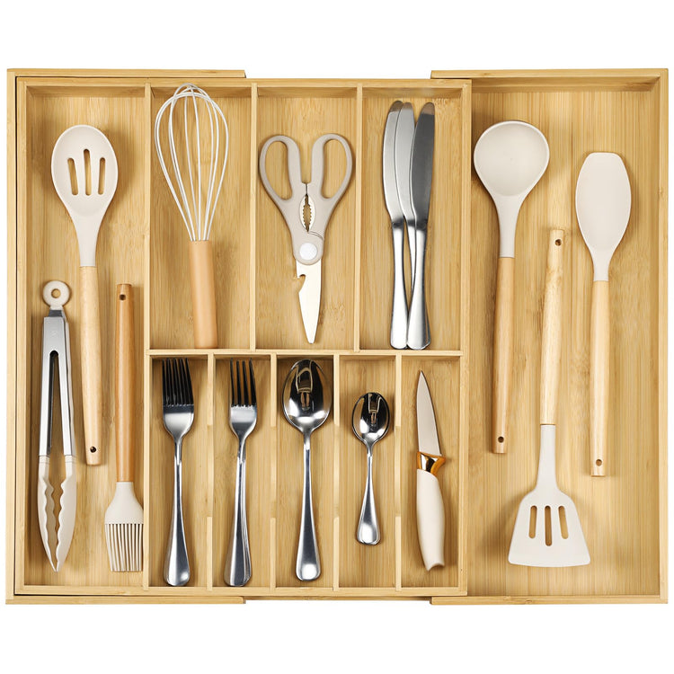 Silverware Organizer for Cabinet Drawer