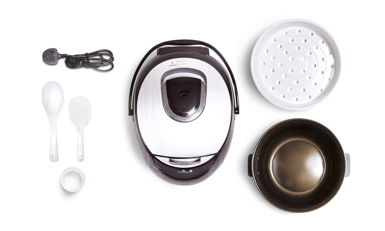 Sakura Rice Cooker with Ceramic Bowl and Advanced Fuzzy Logic