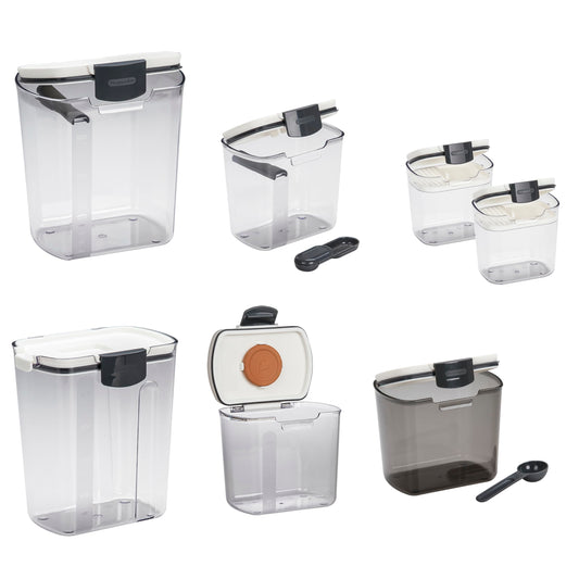 ProKeeper Baker's Airtight Kitchen Storage Canister Container Set for Flour