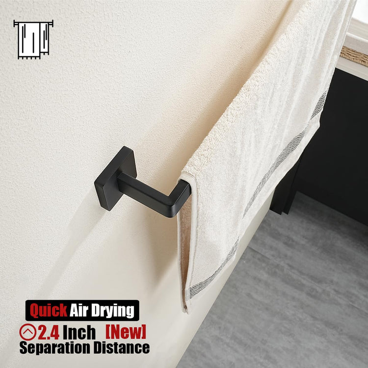 Black Towel Bar