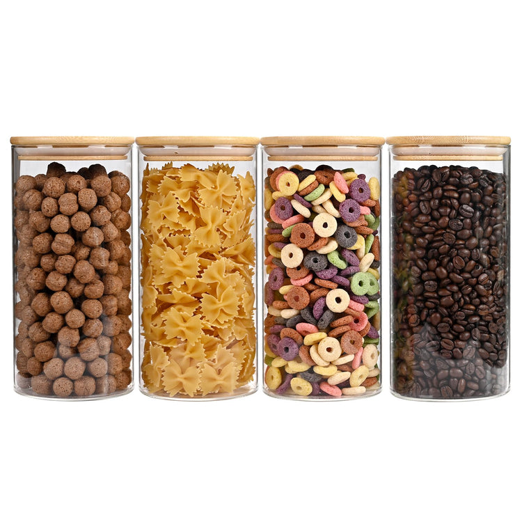 53oz Glass Food Storage Jars (4 Count)