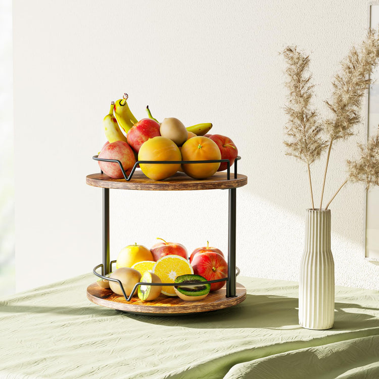 12" Wood Lazy Susan