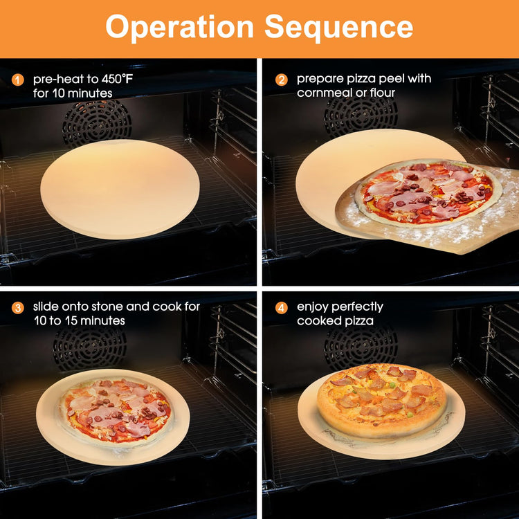Small 10 inch Round Pizza Stone