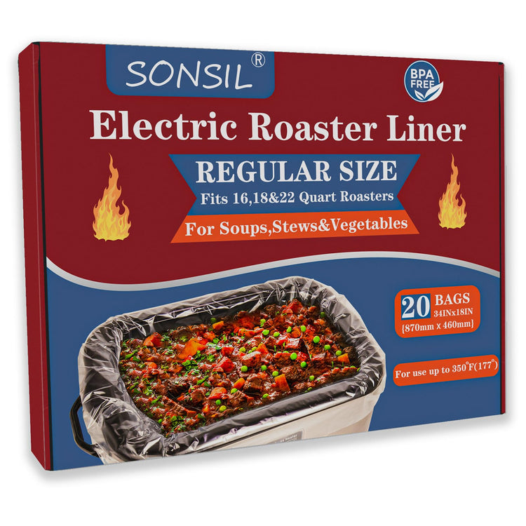Electric Roaster Liners 34x18 Inch (20 Count)