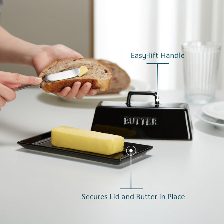 Ceramic Butter Dish with Lid