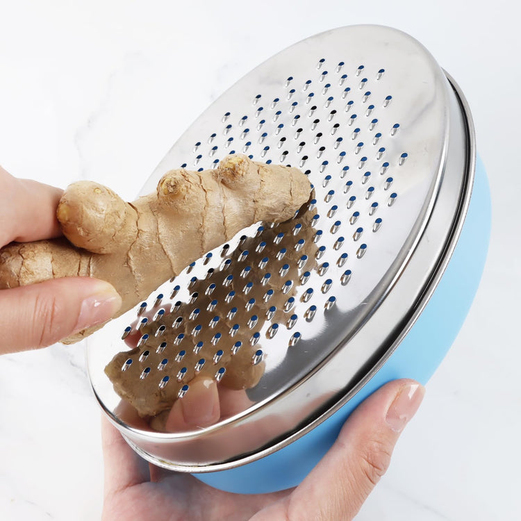 Cheese Grater Citrus Lemon Zester with Food Storage Container & Lid