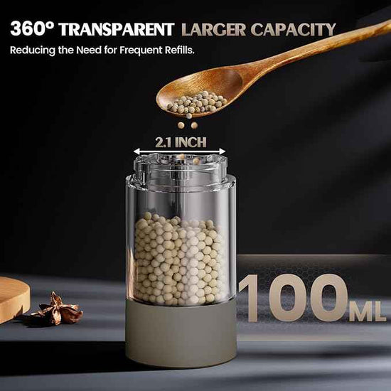 Electric Salt and Pepper Grinder Set Automatic Adjustable Coarseness Pepper Grinder Shakers Set Kitchen Products Anniversary Birthday Ideas Gifts for Men