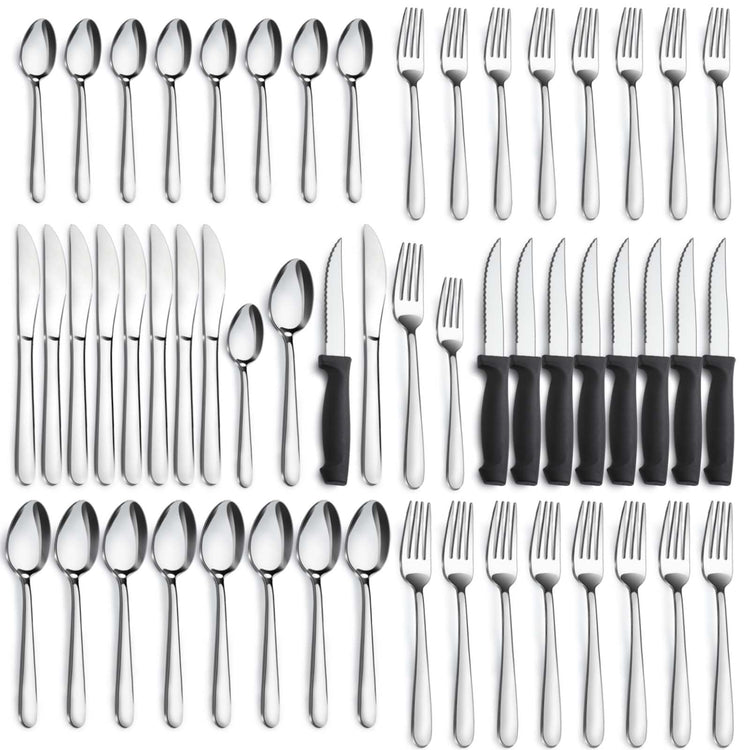 48 Pieces Silverware Set for 8 (48 Count)