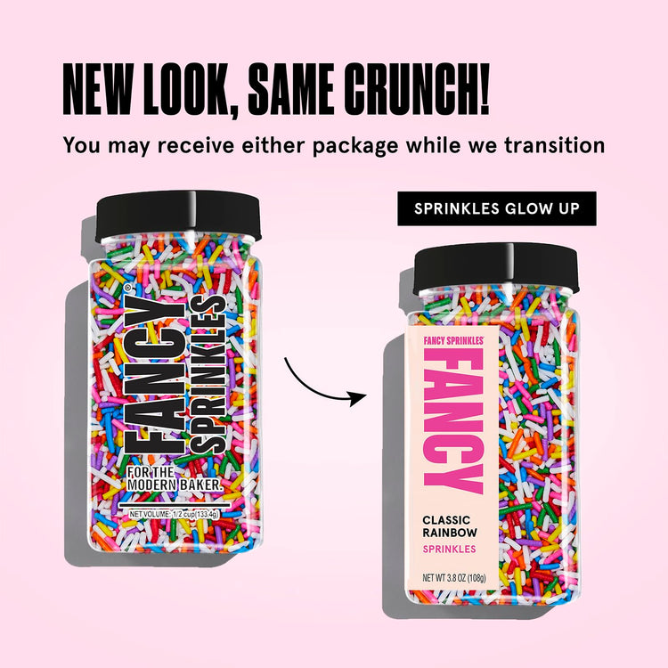 Deluxe Rainbow Crunchy Jimmies 1 Pack
