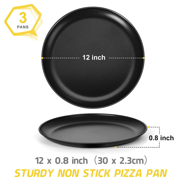 12 Inch Pizza Pan (3 Count)