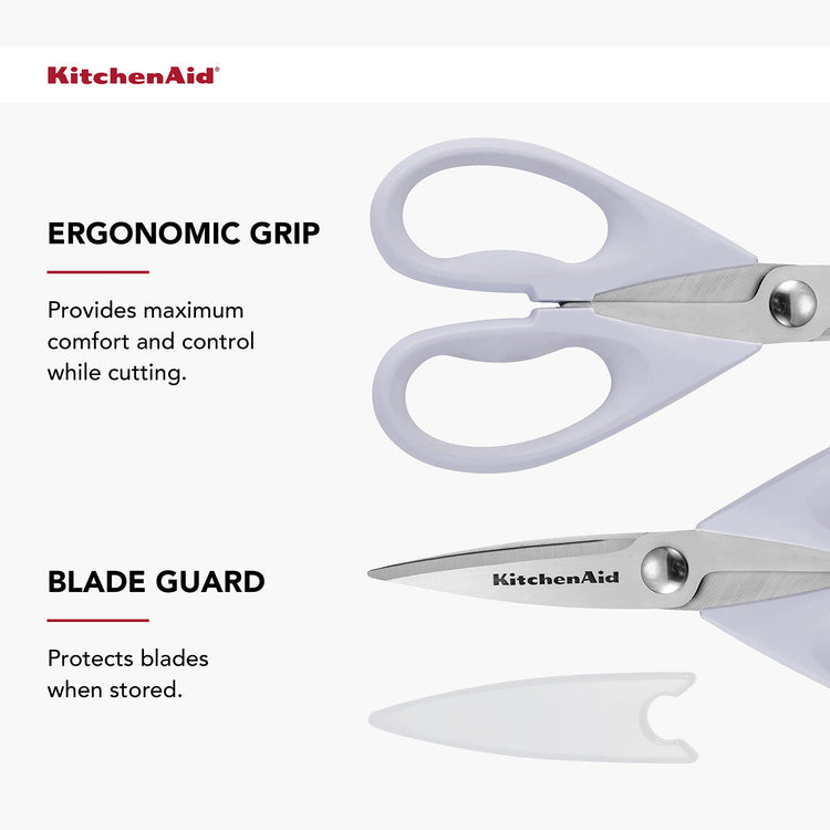 All Purpose Kitchen Shears with Protective Sheath Durable Stainless Steel Scissors