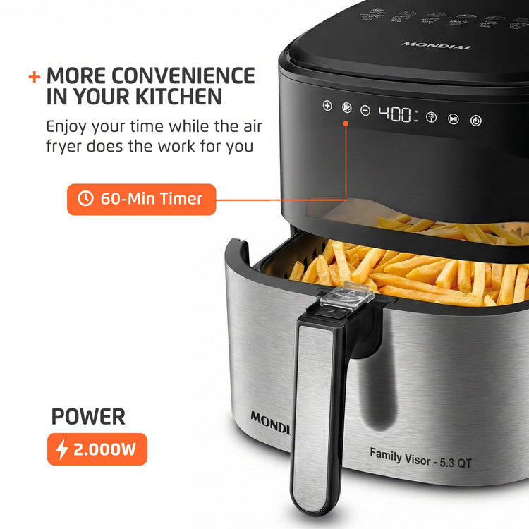 Air Fryer Digital 5.3 Liters