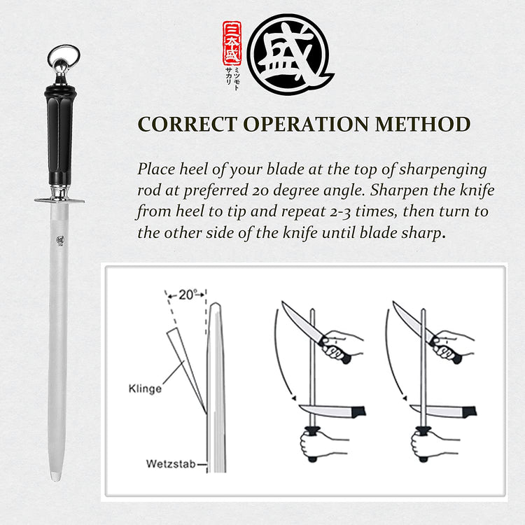 12 inch Japanese Honing Steel