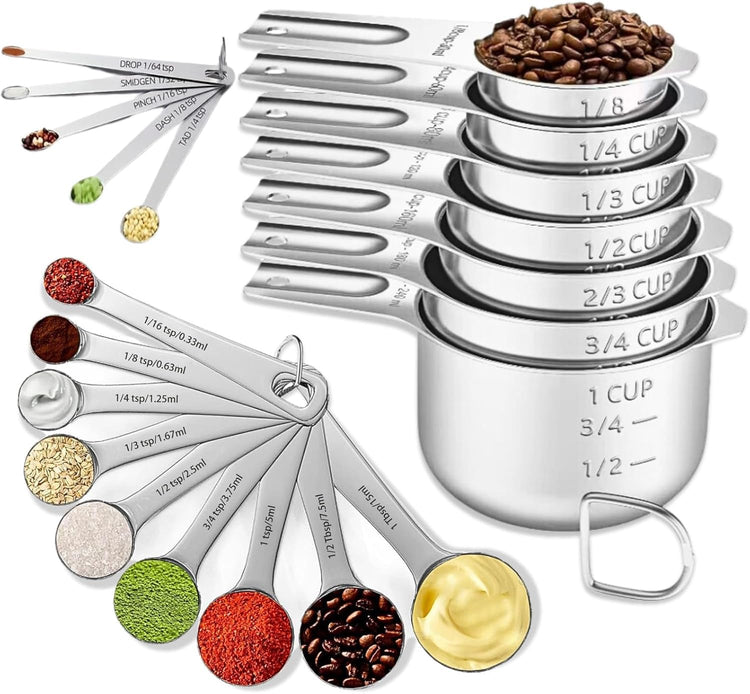 21PCS Measuring Cups and Spoons Set
