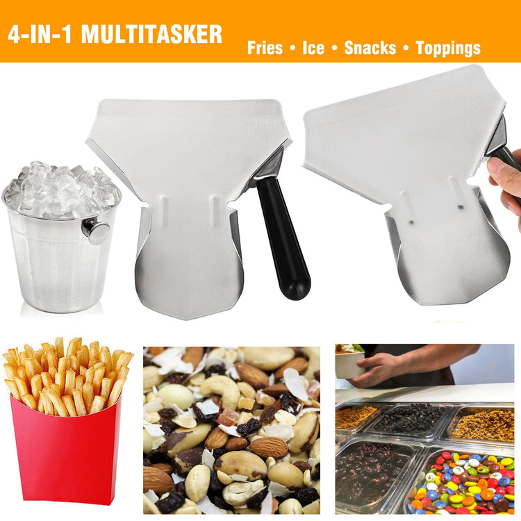 Stainless Steel French Fry & Popcorn Scoop
