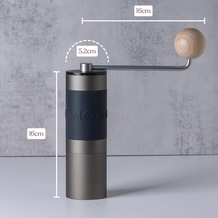 【Famous KOL Recommended】KINGrinder K1 Manual Hand Coffee Grinder with Straight Handle for French Press, Drip, Espresso with Assembly Consistency Stainless Steel Conical Burr Mill, 25g Capacity