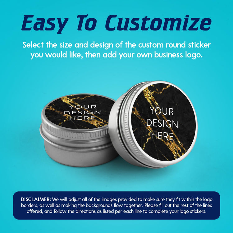 Custom Vinyl Stickers Your Image (100 Count)