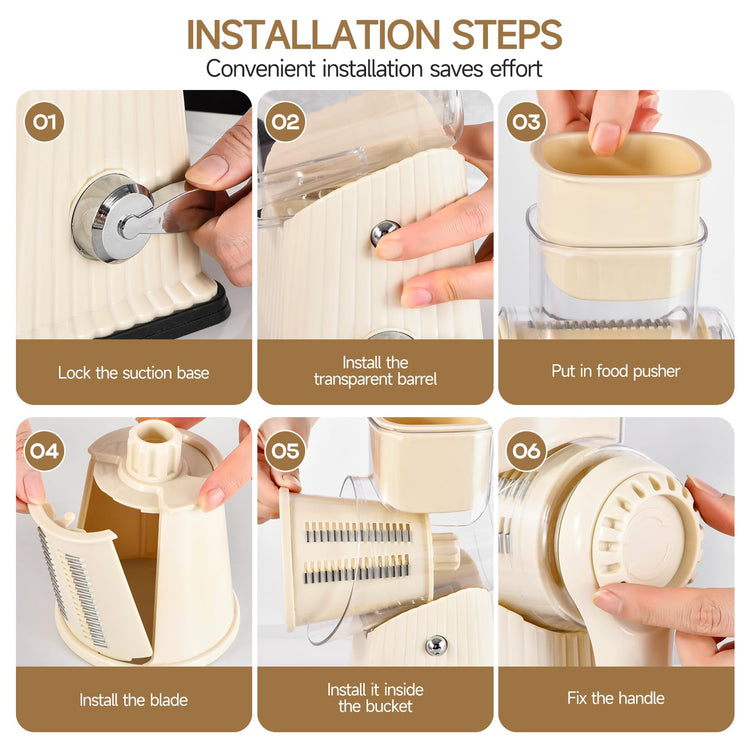 Xilrvna RotaryCheese Grater (42.4 Ounce)
