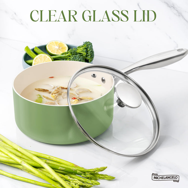Sauce Pan with Lid (3 Count)