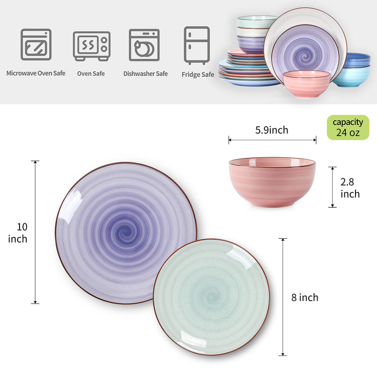 Ceramic Dinnerware Sets for 6