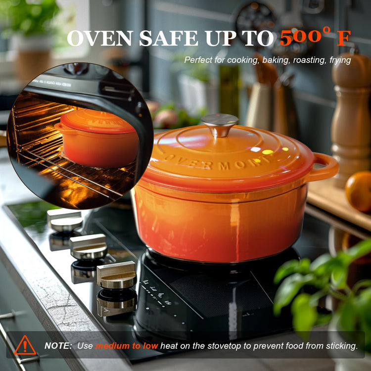 Enameled Cast Iron Dutch Oven
