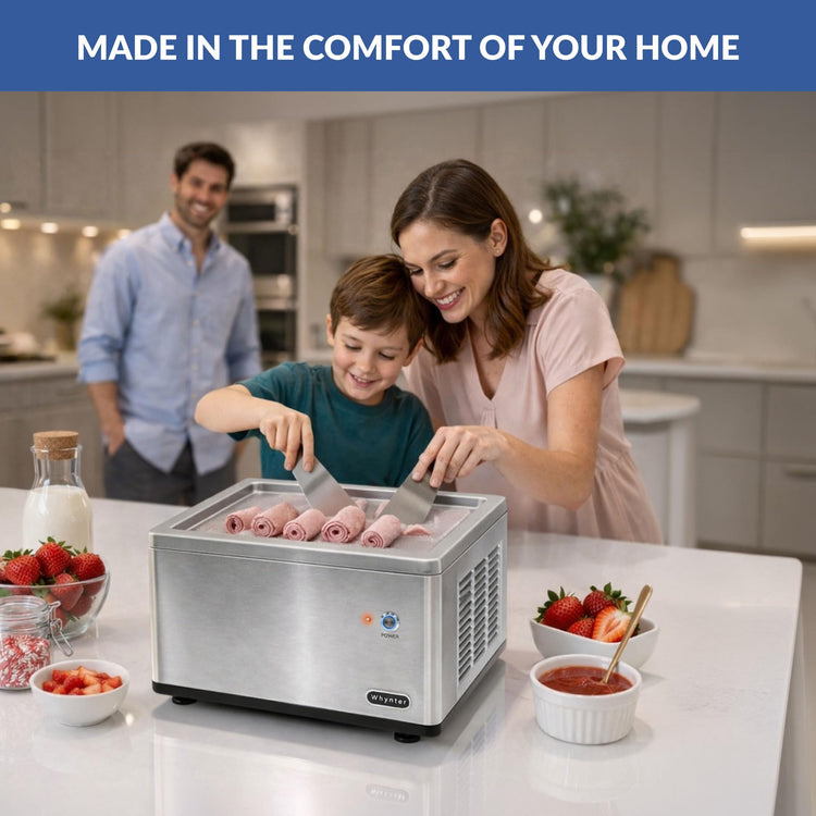 Rolled Ice Cream Maker with Compressor