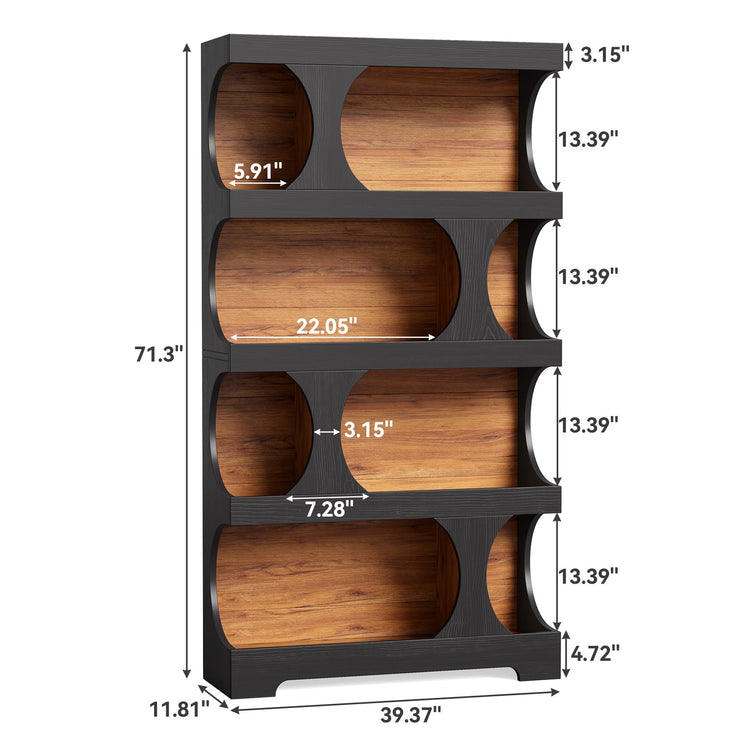 4 Tier Large Bookshelf