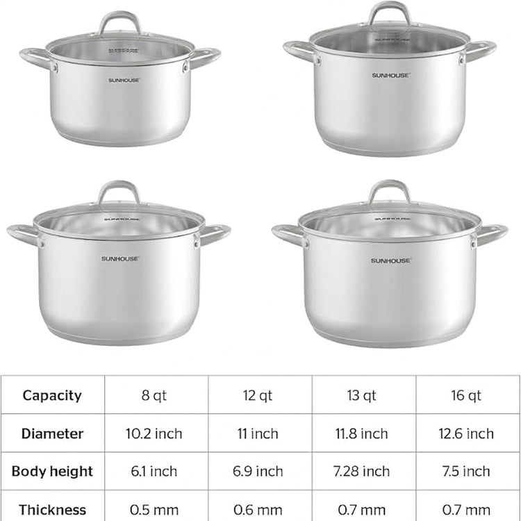 Stainless Steel Stock Pot