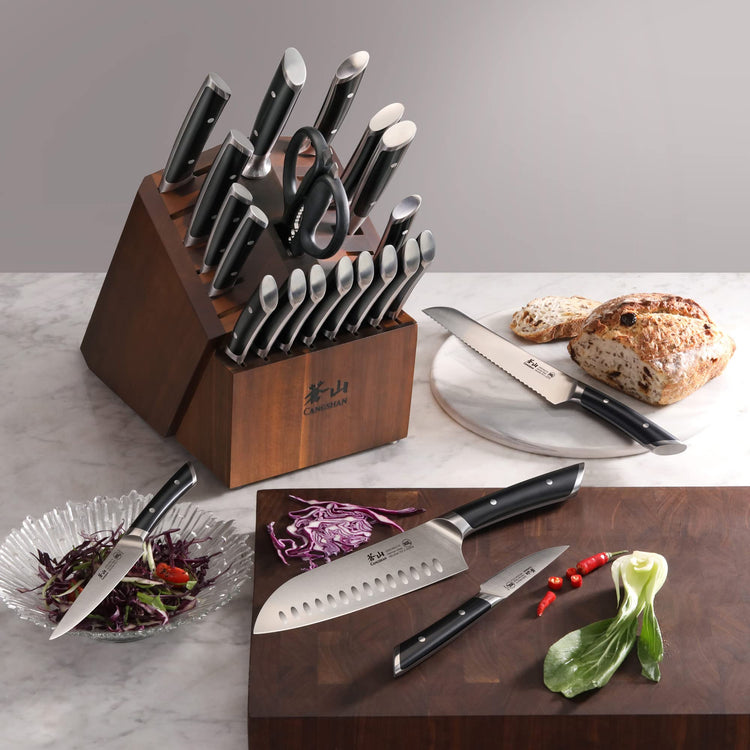 HELENA Series German Steel Forged Knife Block Set