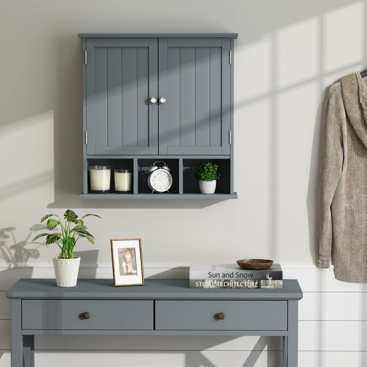 Bathroom Wall Cabinet with Adjustable Shelves