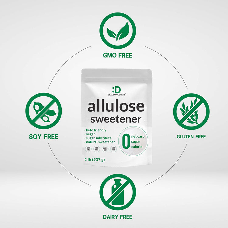Allulose Sweetener 2 Pounds (32 Ounce)