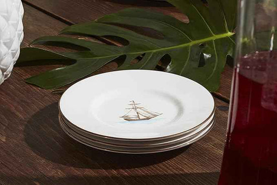 Lenox 897266 British Colonial Tradewind Dessert Plates, Set of 4