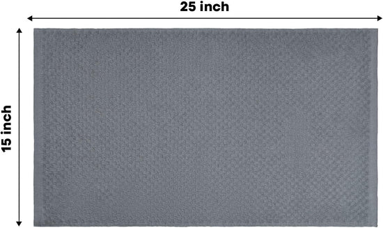 Artoid Mode Ring Spun Cotton Grey Kitchen Dish Towels, 15x25 Inch Ultra Soft Absorbent Quick Drying Household Cleaning Tea Towels Bar Towels Set of 6 - Nestoria
