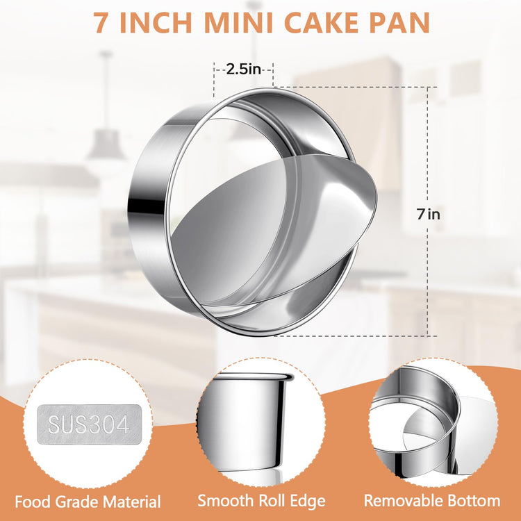 7 Inch Round Cake Pans