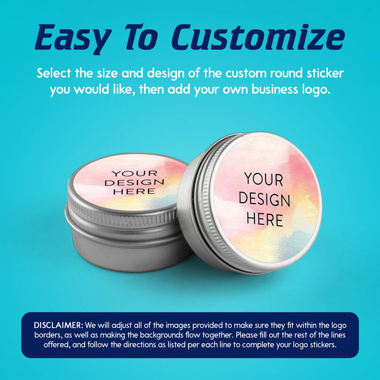 Custom Vinyl Stickers Your Image (100 Count)