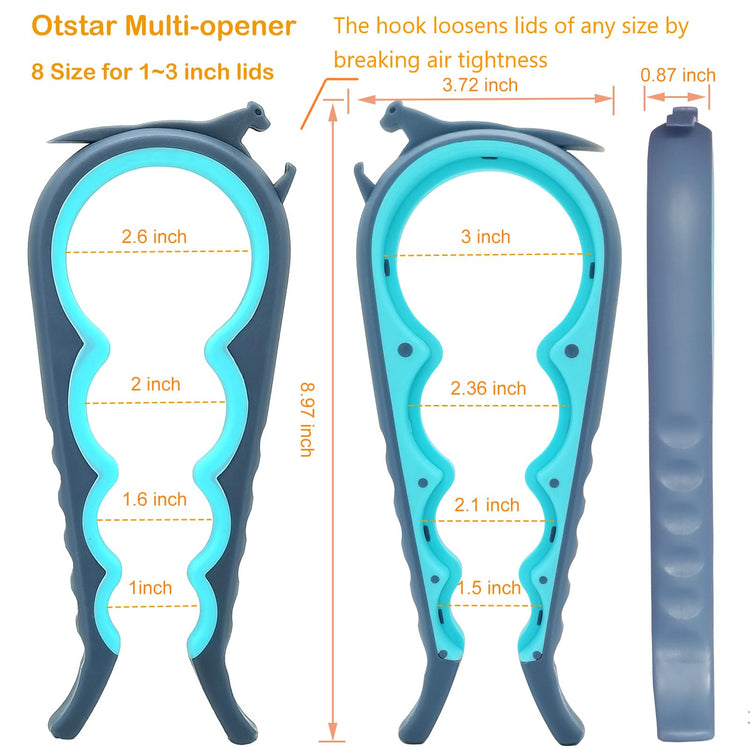 Jar Opener & Bottle Opener for Seniors with Arthritis