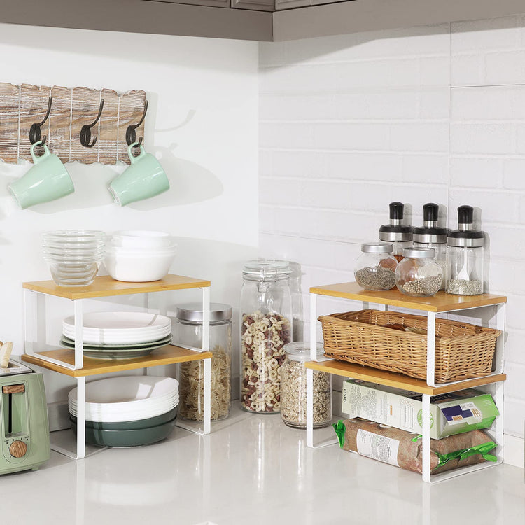 Cabinet Organizer Shelf (4 Count)