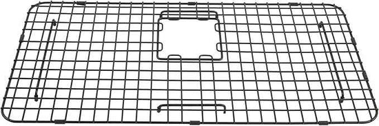 SinkSense Alder 27.5" x 14" Kitchen Sink Bottom Grid, Matte Black