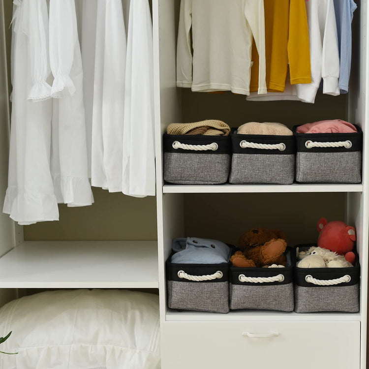 Fabric Storage Cubes (6 Count)