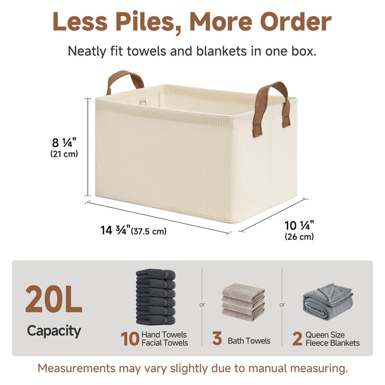 Closet Storage Bins (2 Count)