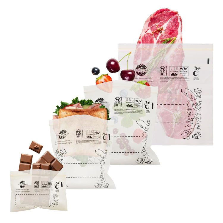 Compostable Food Storage Bags (160 Count)