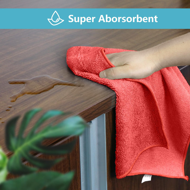 100PK Microfiber Cleaning Cloth (100 Count)
