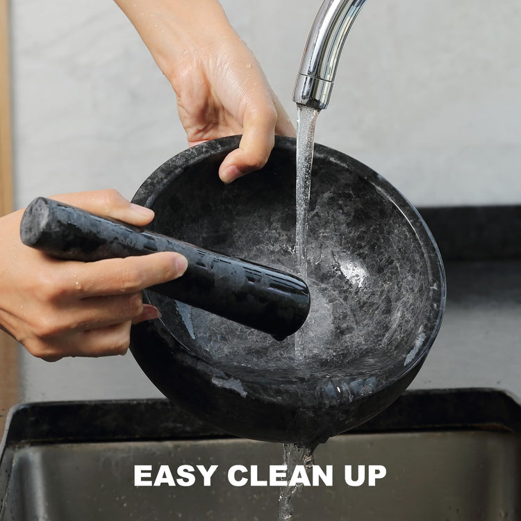 Natural Granite Mortar and Pestle Set