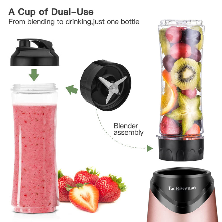 Smoothies Blender Personal Size 300 Watts with 18 oz BPA