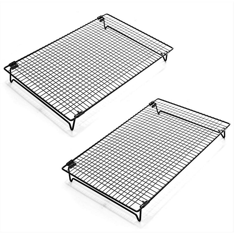 2 Piece Cooling Rack with Collapsible Folding Legs (2 Count)