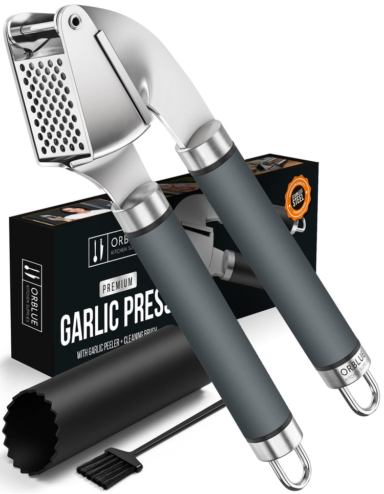 Garlic Press and Peeler Set