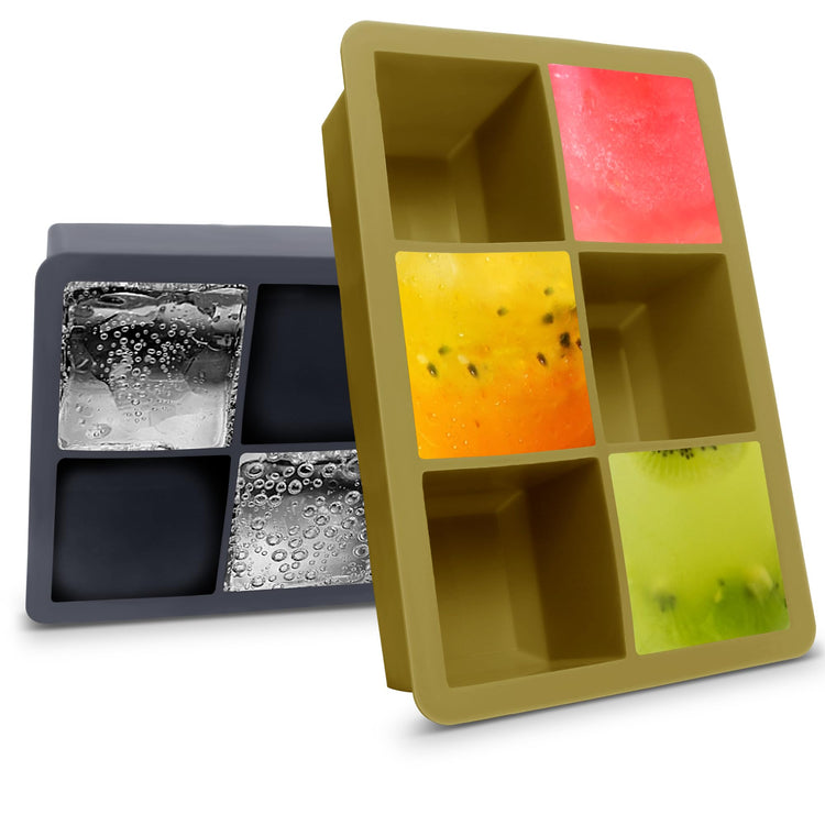 Silicone Ice Cube Trays with Lids (12.99 Count)